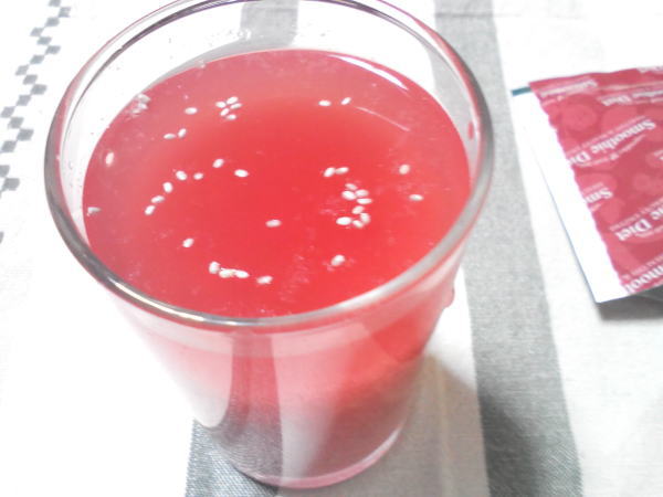 水を入れてみた