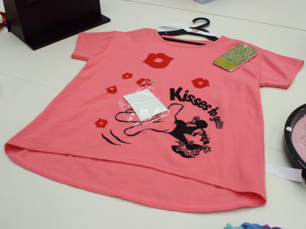 クリアポケット付き鹿の子Tシャツ