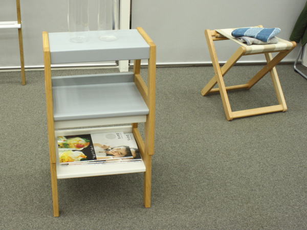 ラックとして使えるスタッキングスツール