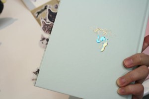 ネコふせん、覗く猫たちの裏面