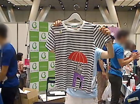 ムーミンキャラのTシャツ