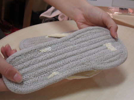 コットンサンダルの裏