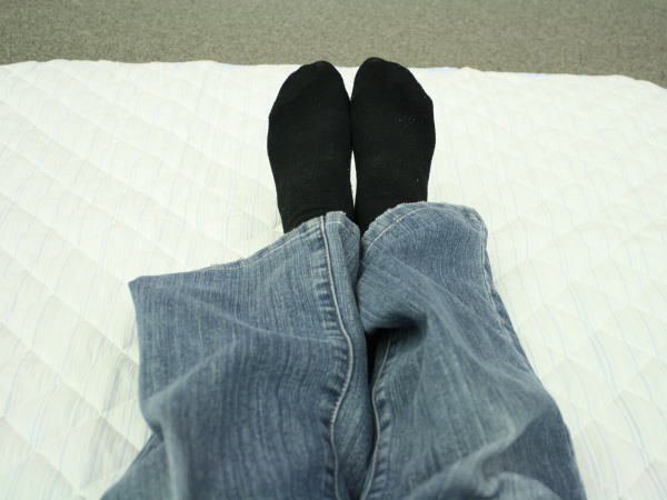 敷パッドに寝てみた