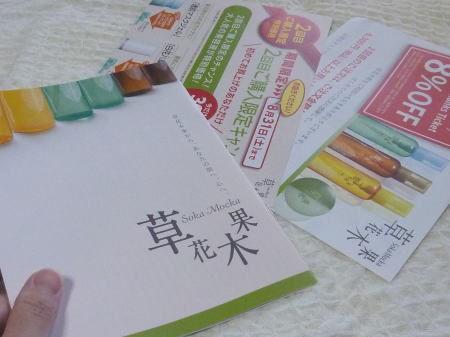 基本のお手入れBOOKとチラシ