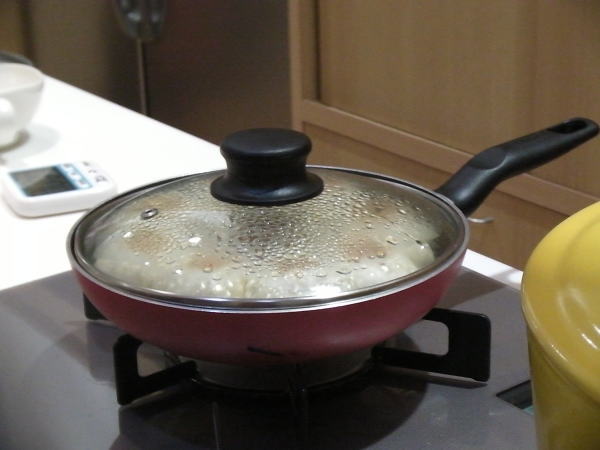 フライパンで焼く