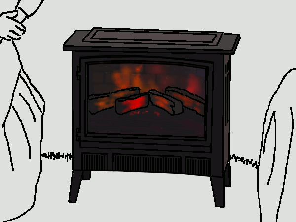 憧れの暖炉をリビングに、今年もQVCにPower Heat [パワーヒート]暖炉型 